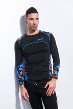 Load image into Gallery viewer, KOBE MEN&#39;S LONG SLEEVETOP MILITARY BLUE - dfcsportswear
